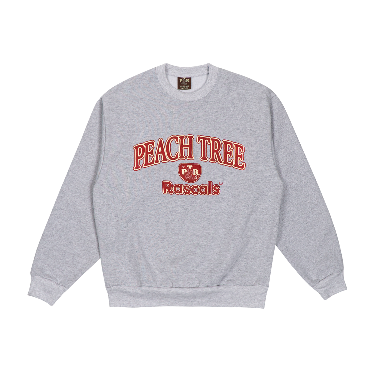 Peach Tree Rascals - PTR Crewneck - Maroon Puff Print