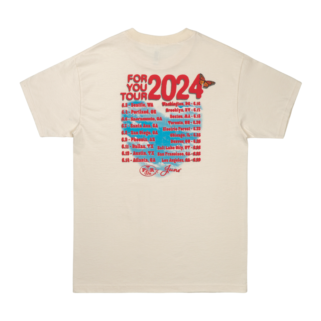 Peach Tree Rascals - Red Logo Tour Tee