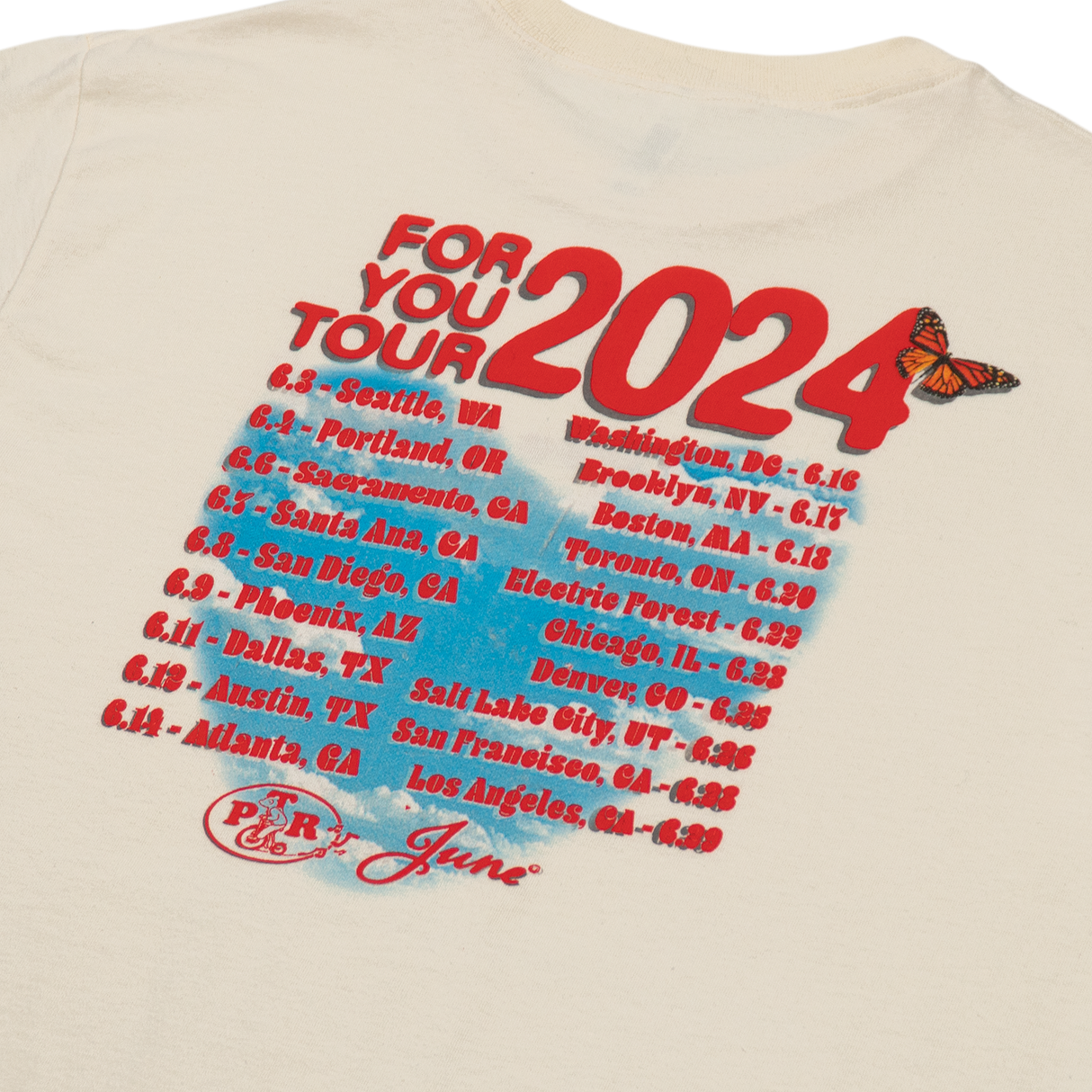 Peach Tree Rascals - Red Logo Tour Tee