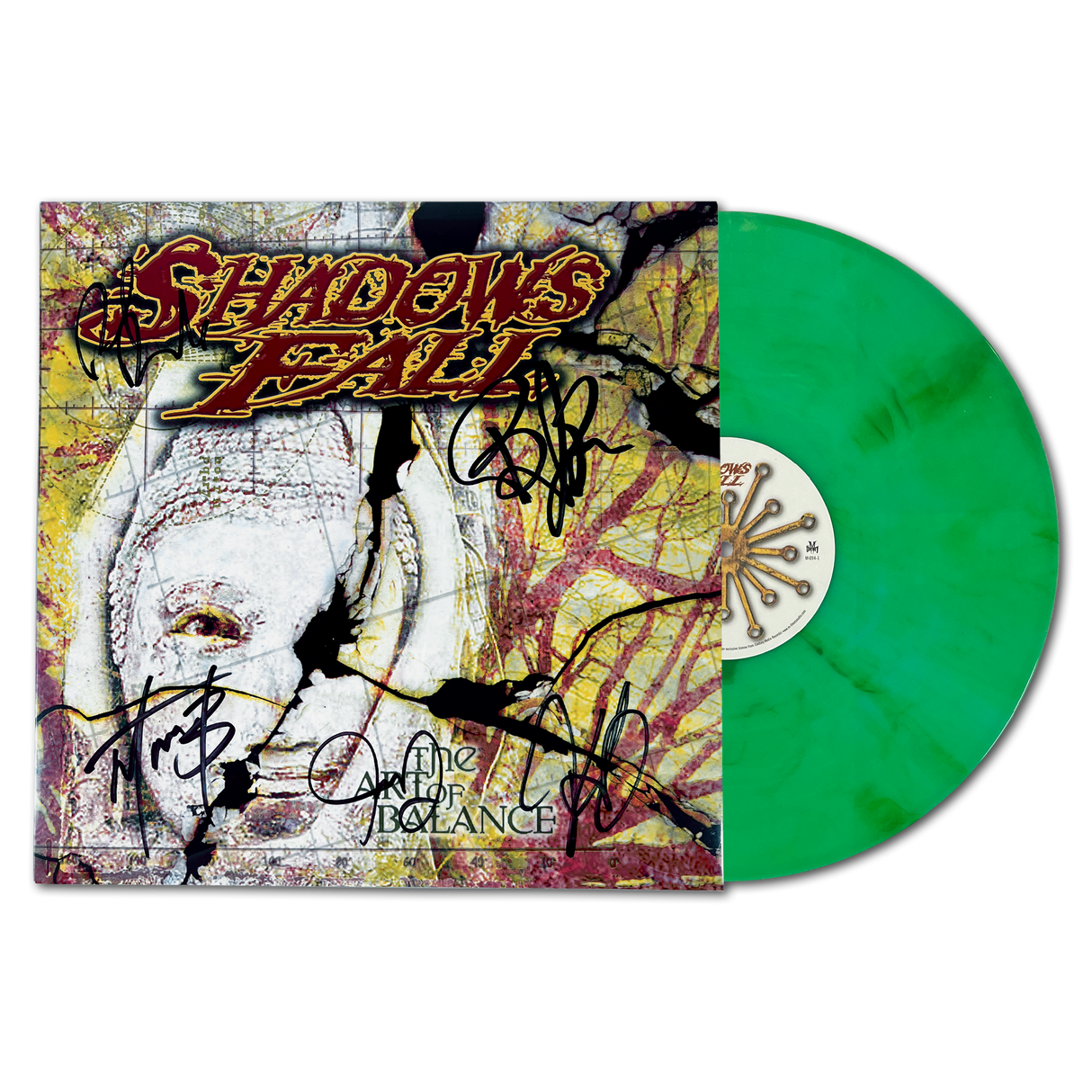 Shadows Fall "The Art Of Balance" LP - Green Vinyl (Signed)