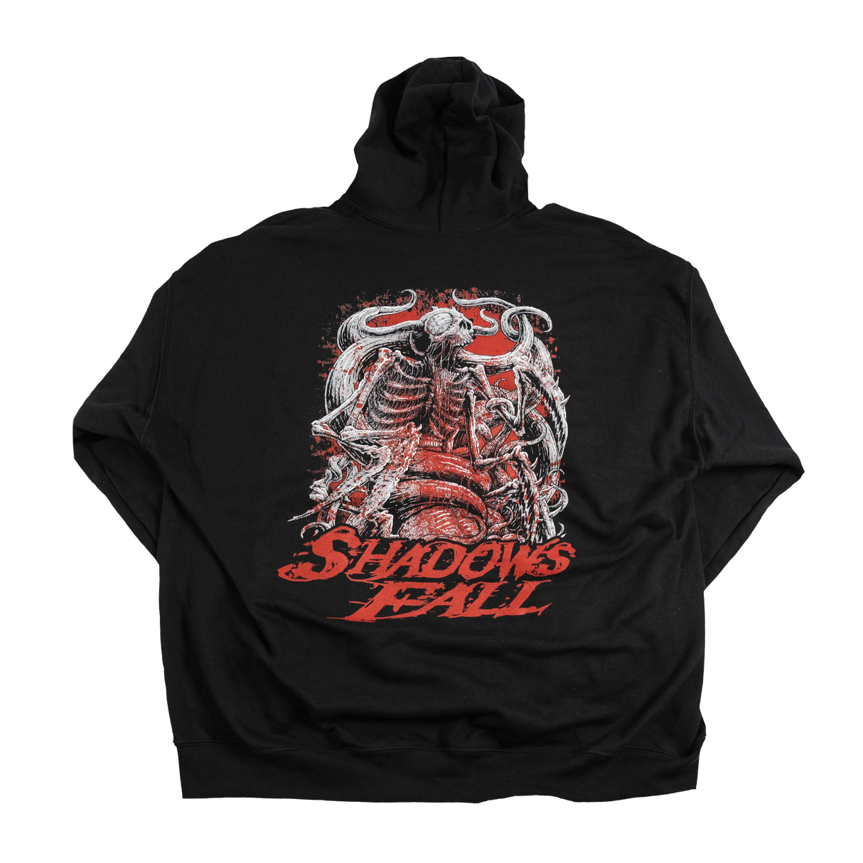 Shadows Fall - Logo w/ Skull Spikes Hoodie