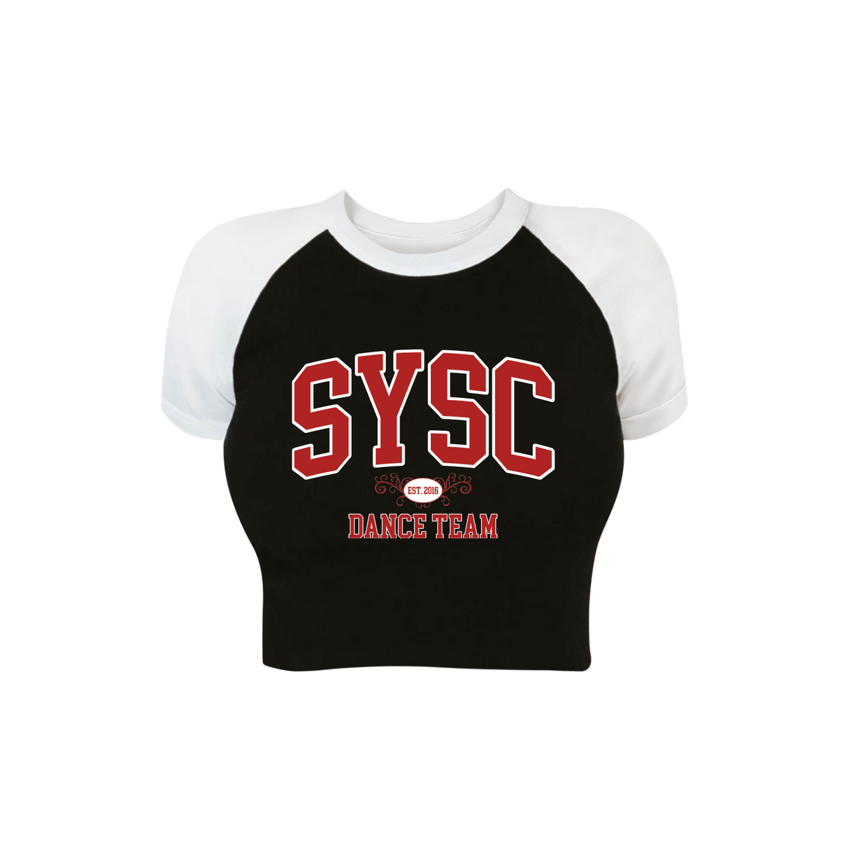 SeeYouSpaceCowboy - Dance Team Raglan Crop Top