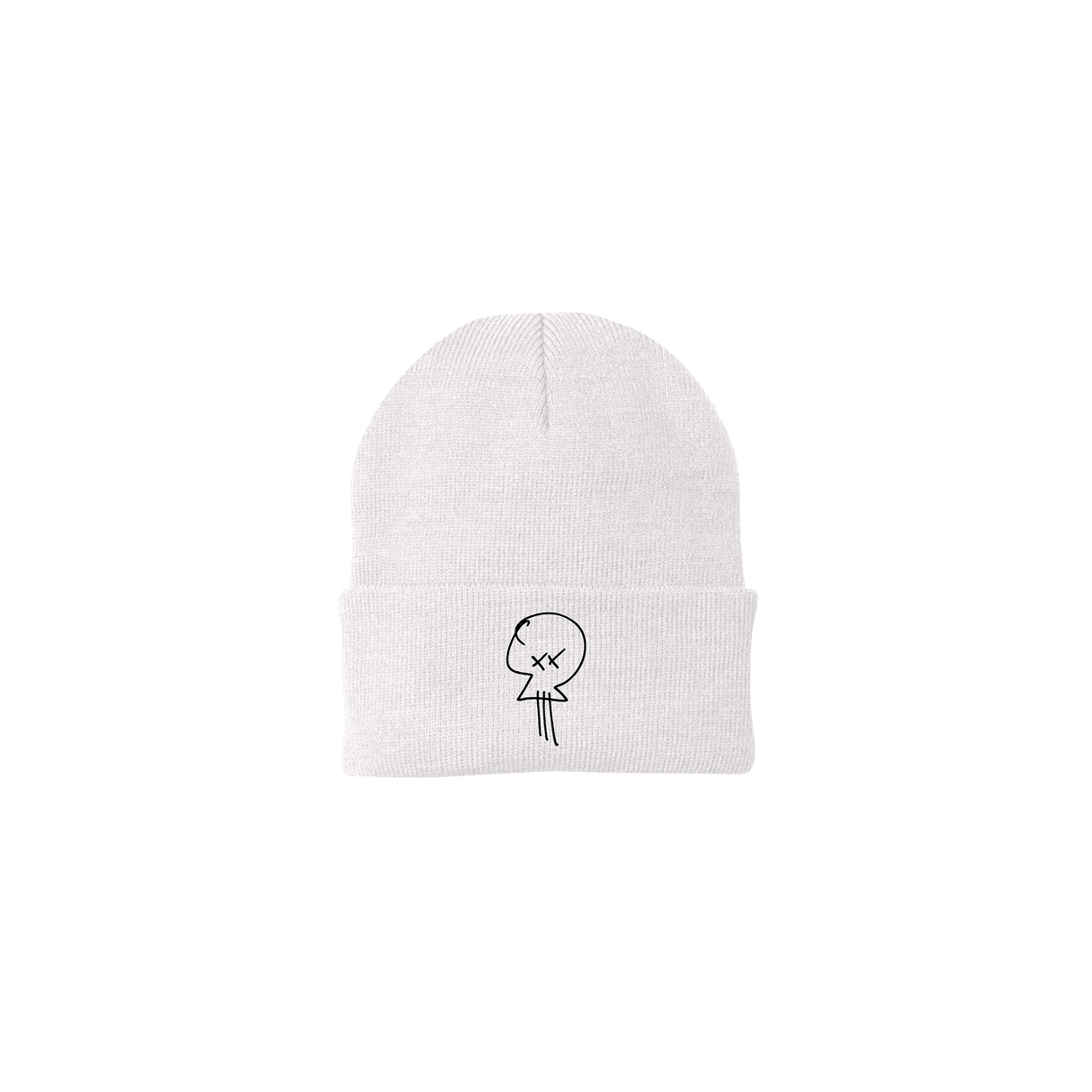 Spose - White Skull Beanie