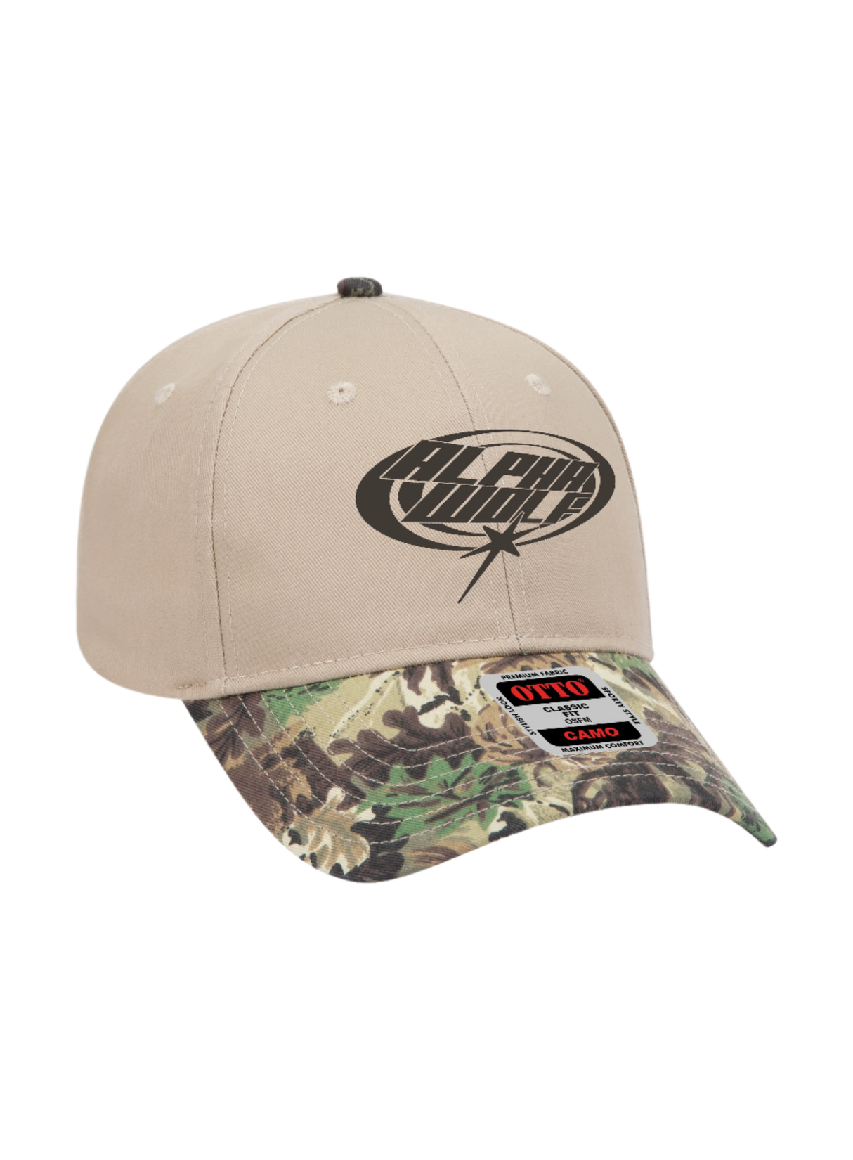 Alpha Wolf - Two Tone Camo Hat