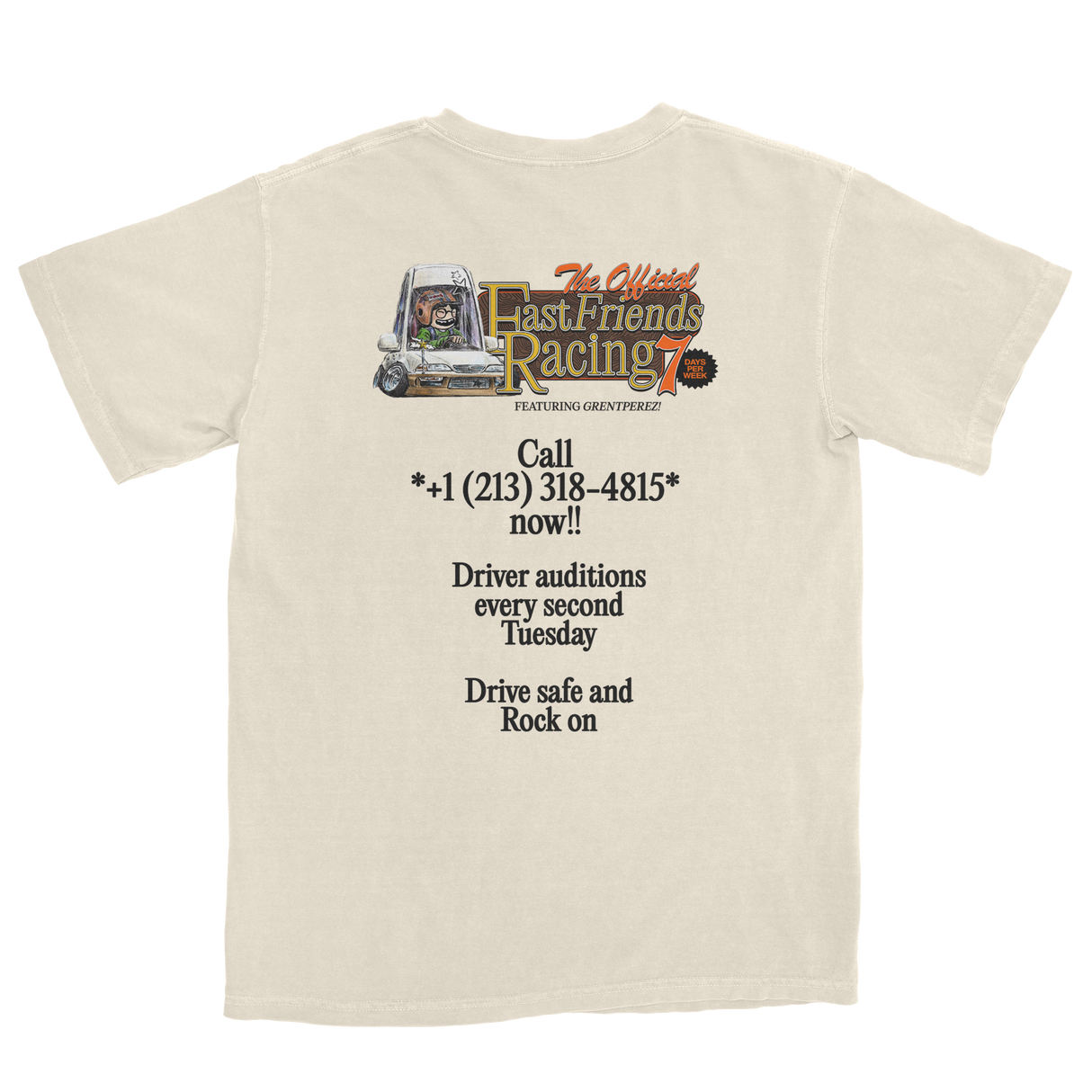 grentperez x Fast Friends Racing Tee