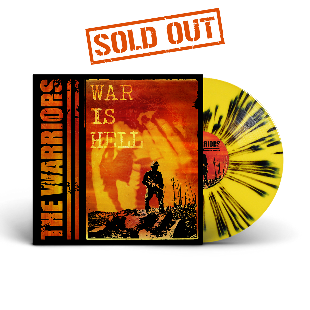 The Warriors - War Is Hell Vinyl - Yellow & Black Splatter