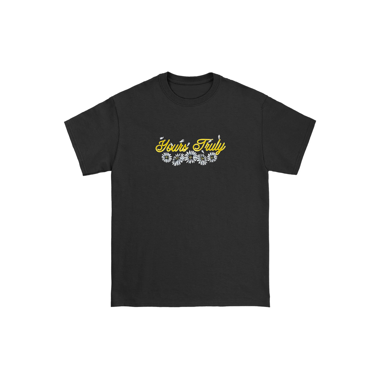 Yours Truly - Logo Flowers Tee