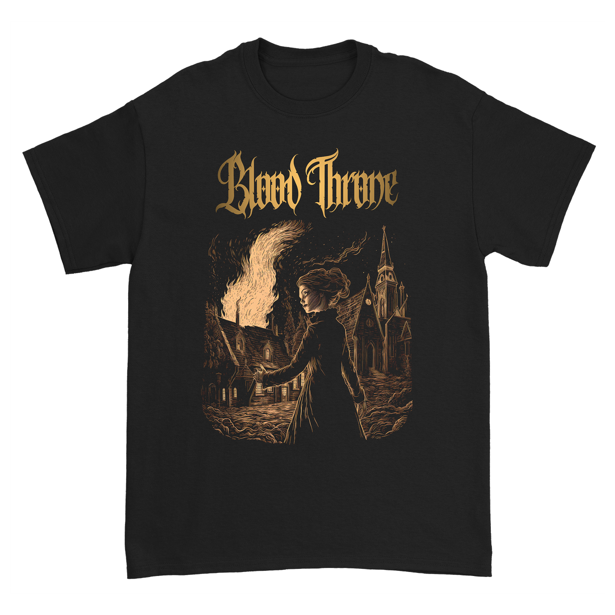 Blood Throne - Arsonist Witch T-Shirt