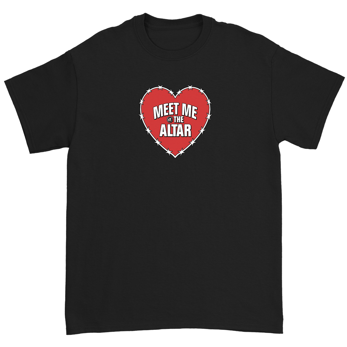 Meet Me @ The Altar - Barbed Wire Heart Tee