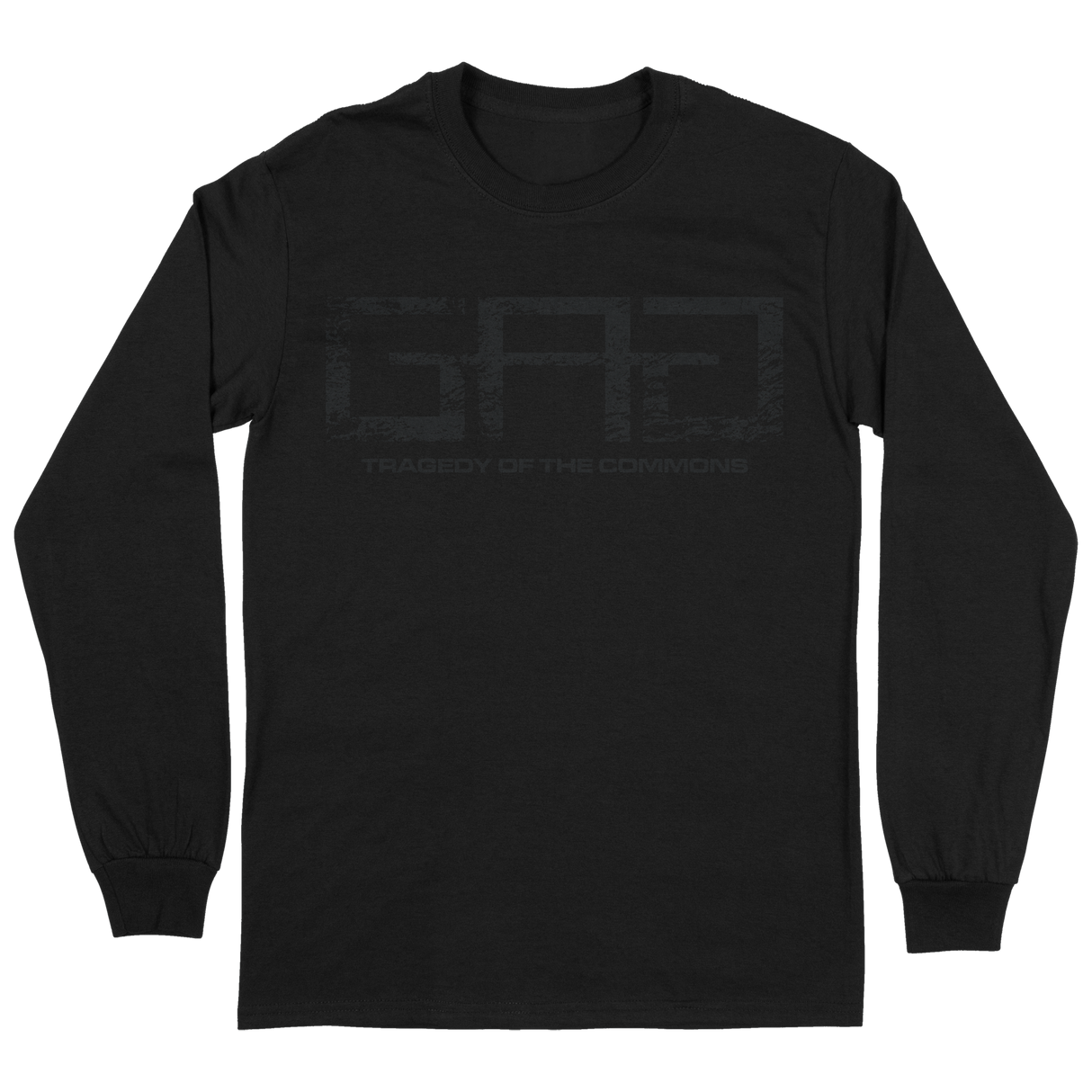 Great American Ghost - Black on Black Long Sleeve