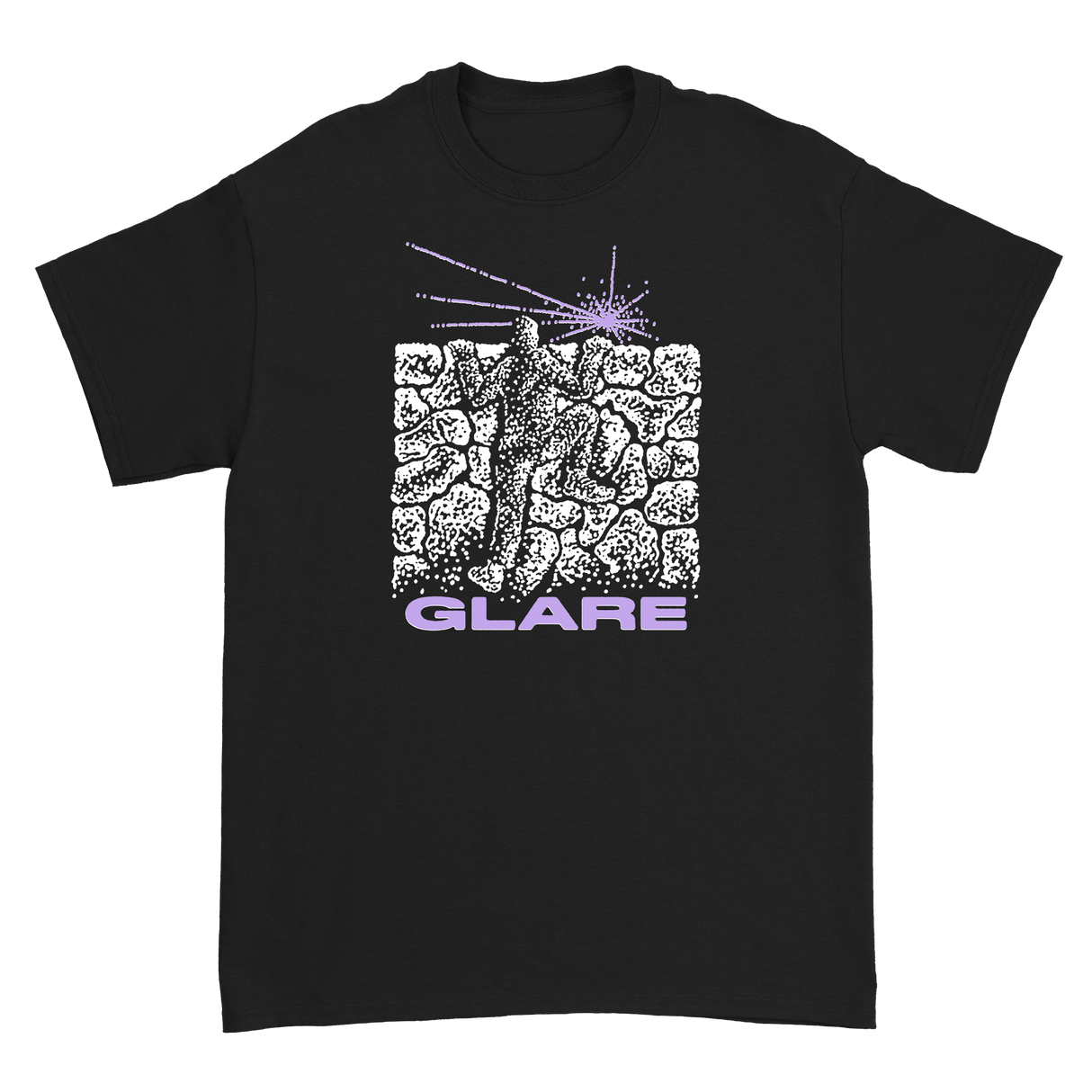 Glare - Black Wall T-Shirt