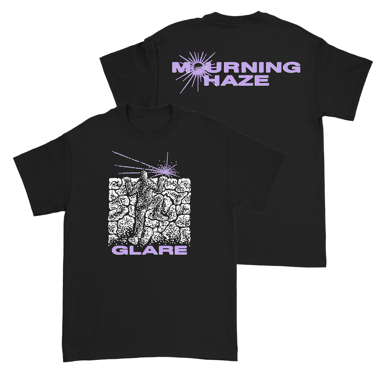 Glare - Black Wall T-Shirt