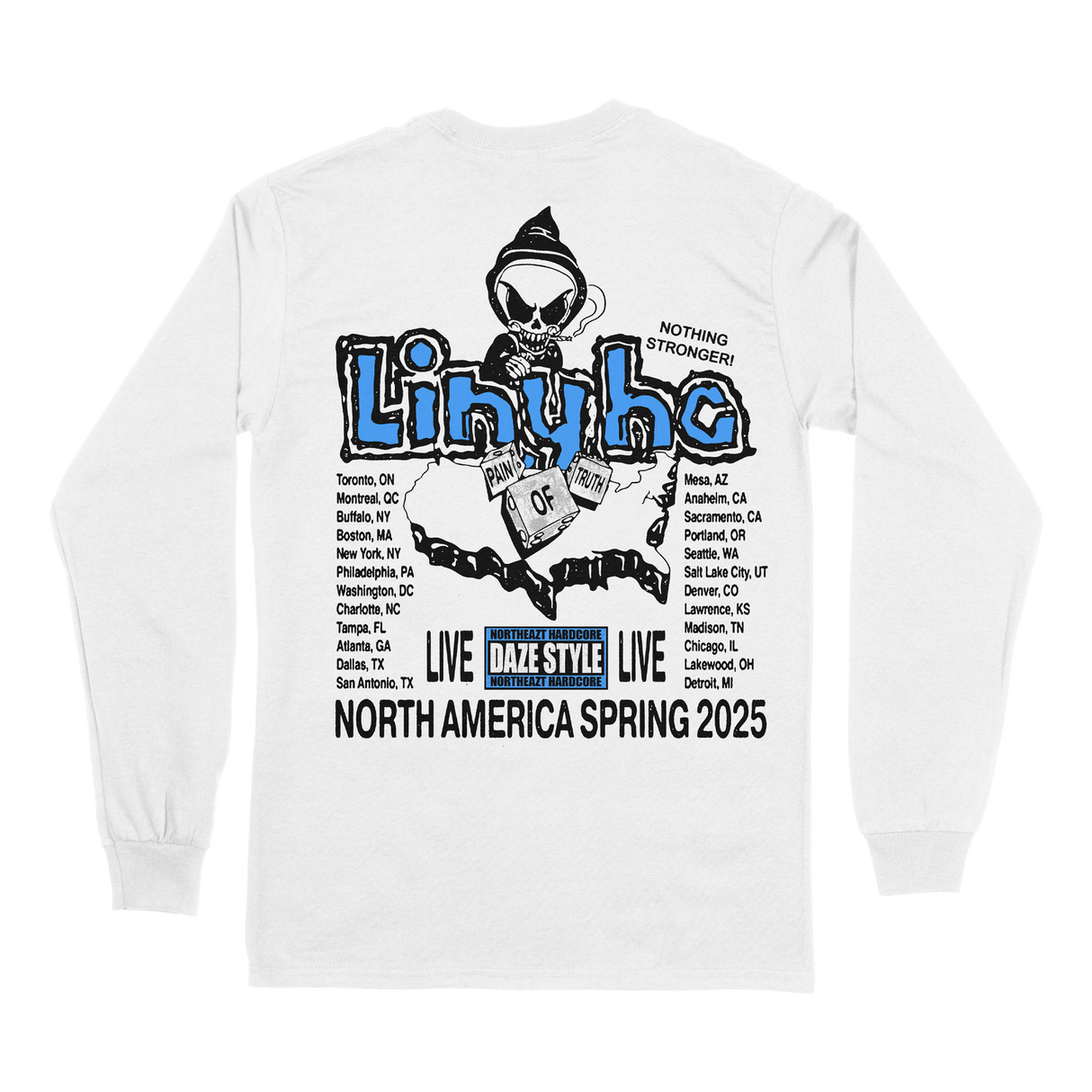 Pain Of Truth - Blind White Long Sleeve