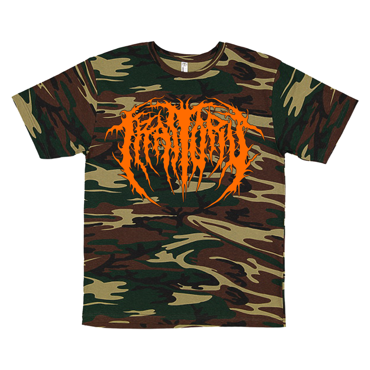 Green Camo Slam Logo T-Shirt