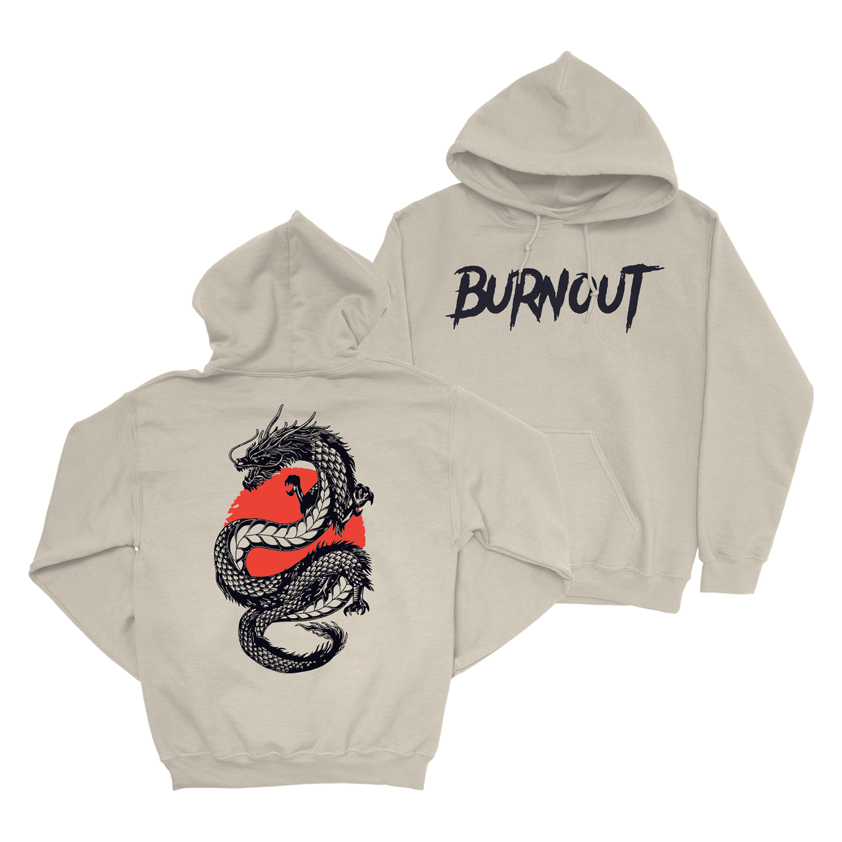 College Burnout - Dragon Sun Hoodie