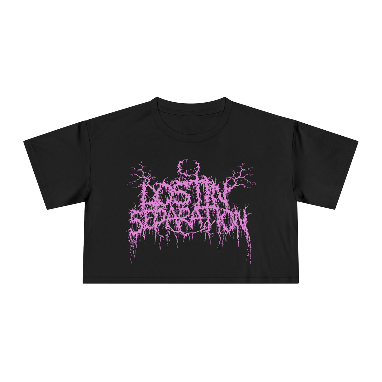 Lost in Separation - Death Metal Crop T-Shirt