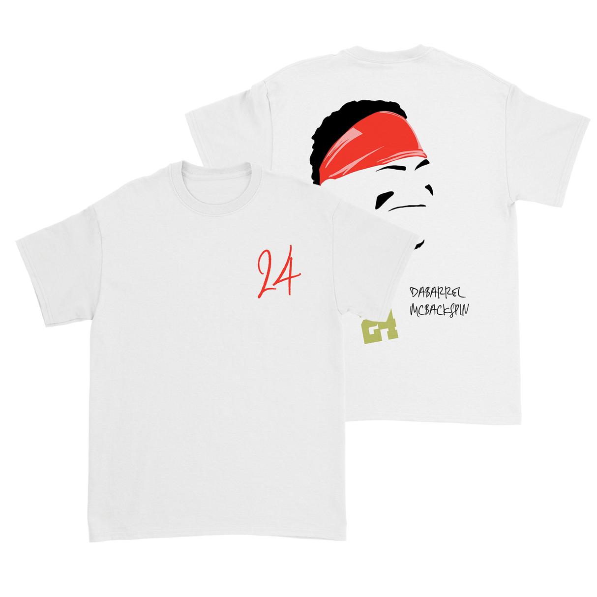Dakota McFadden - DaBarrel McBackspin T-Shirt - White