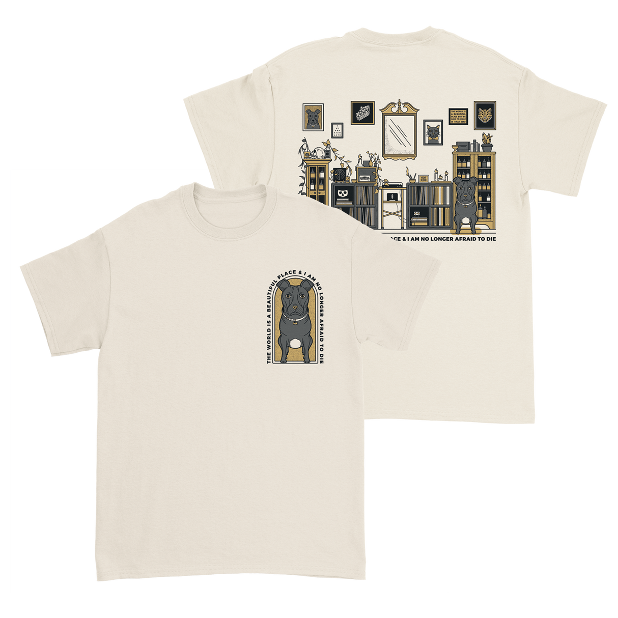 TWIABP - Dog T-Shirt - Natural