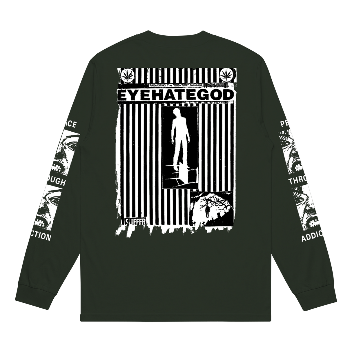 EYEHATEGOD - Children Of God Military Green Long Sleeve