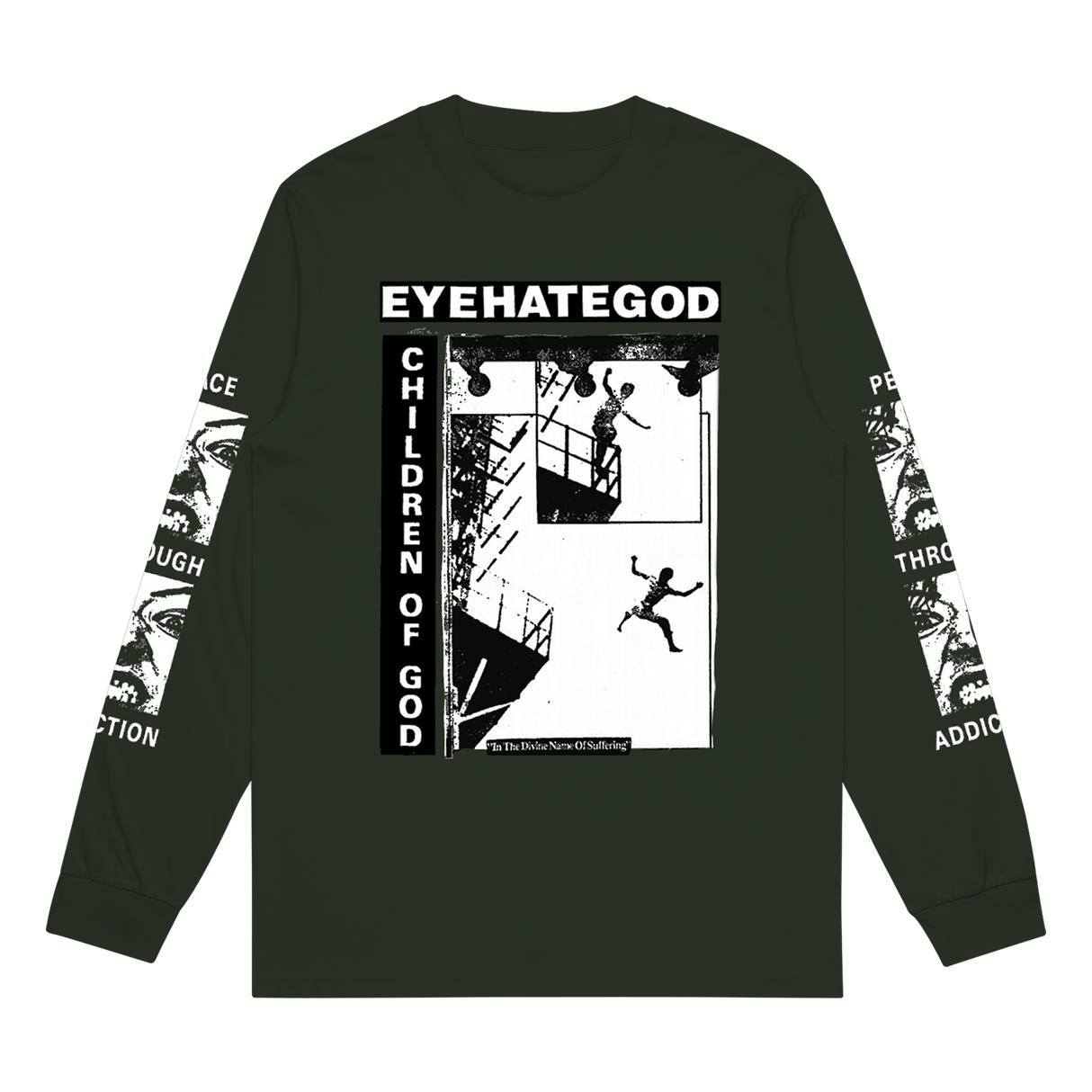 EYEHATEGOD - Children Of God Military Green Long Sleeve