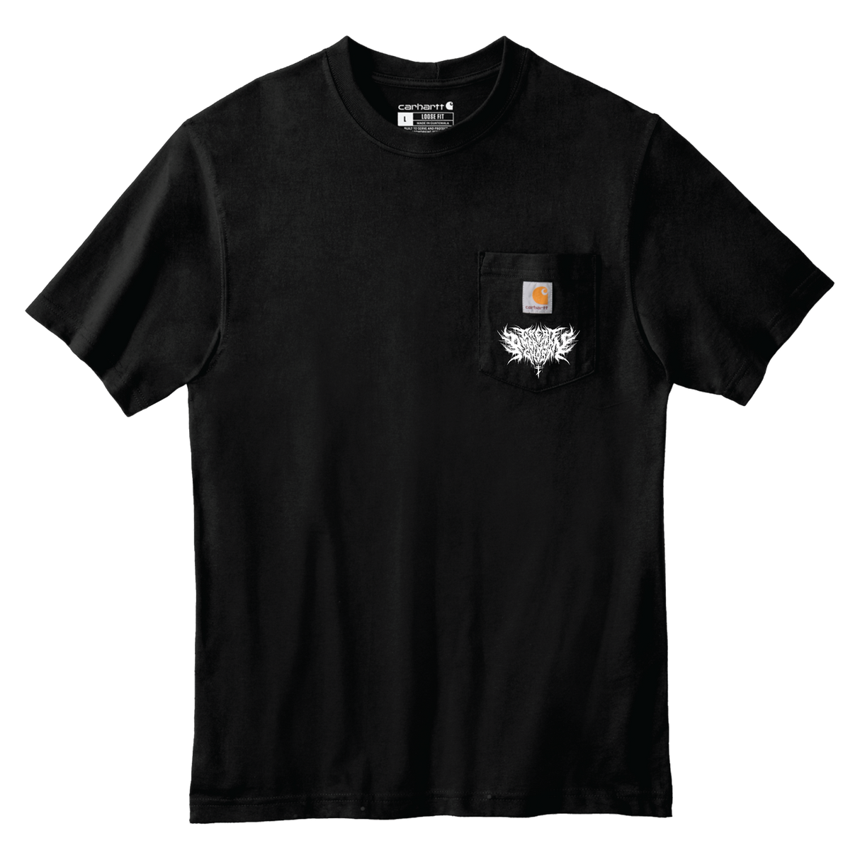 Great American Ghost - Metal Logo Pocket Tee
