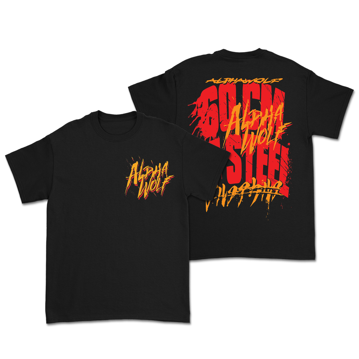 Alpha Wolf - Steel T-Shirt