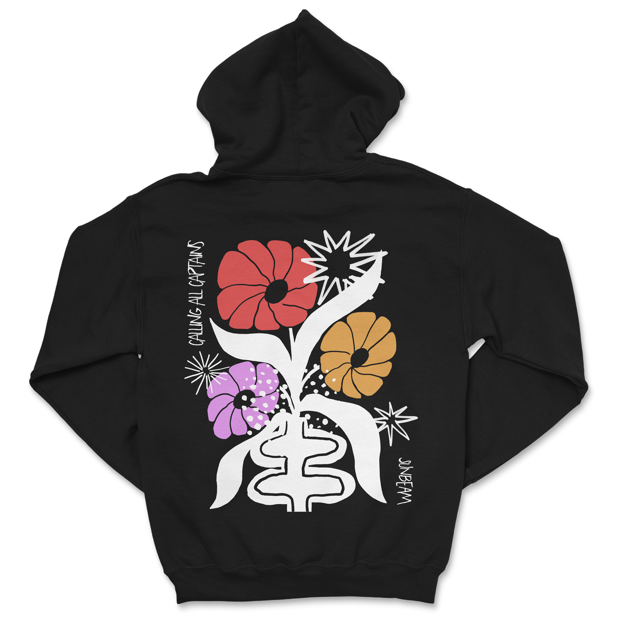 Calling All Captains - Flowers Hoodie