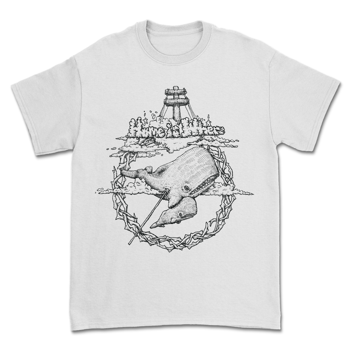 Home Is Where - White Whale T-Shirt