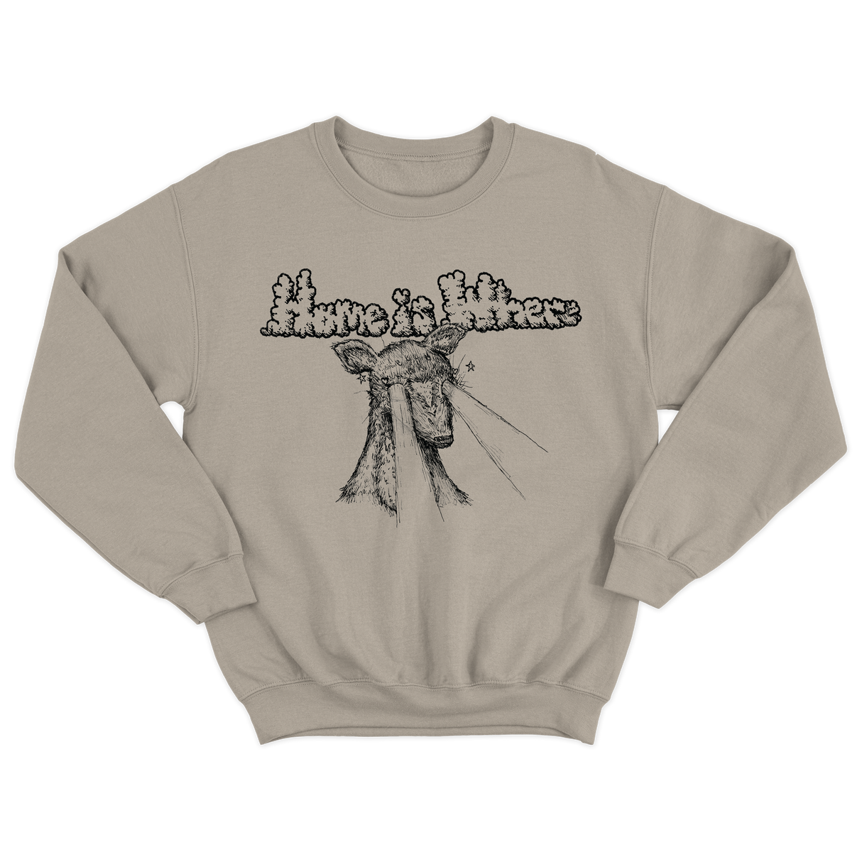Home Is Where - Deer Crewneck