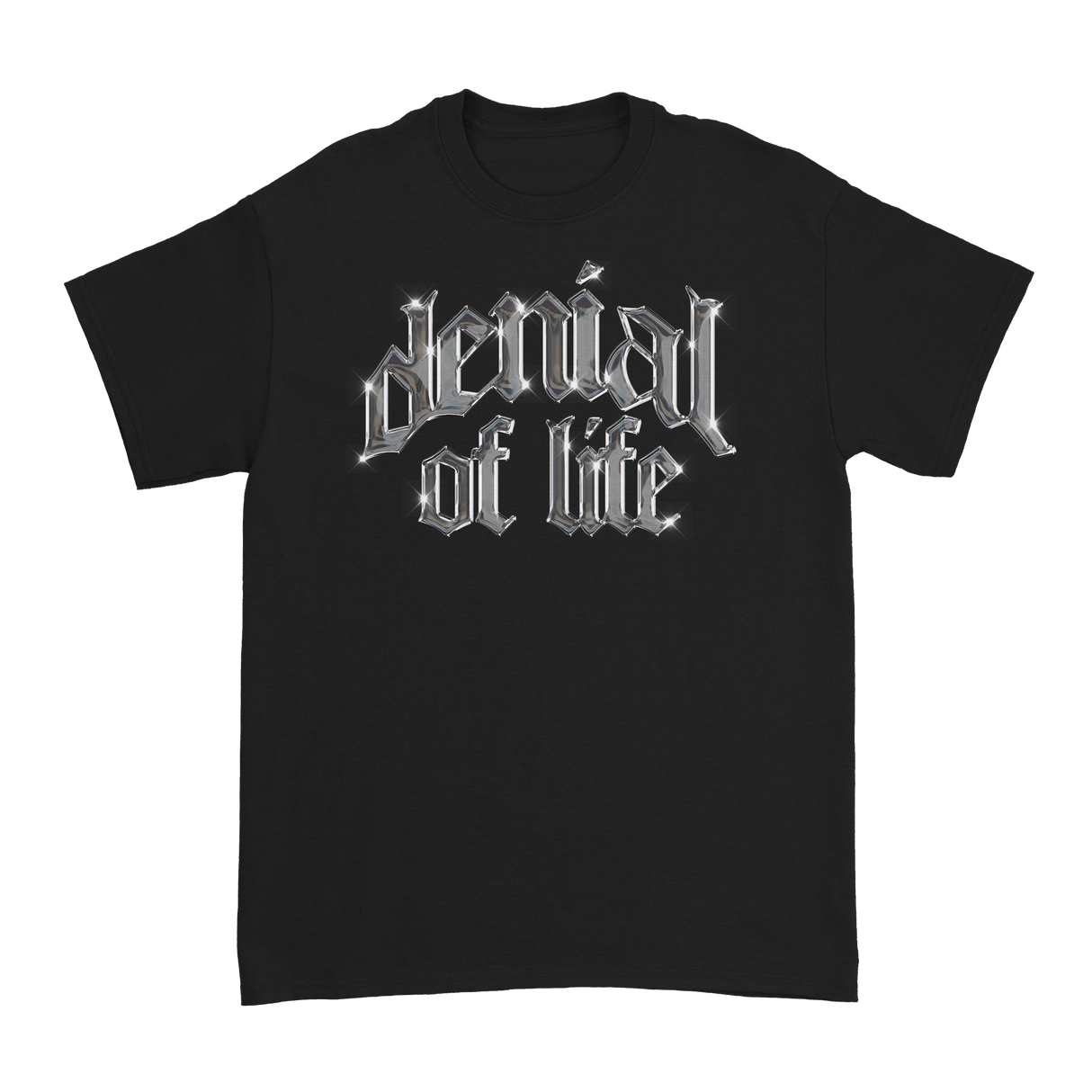 Denial of Life - Big Chrome T-Shirt