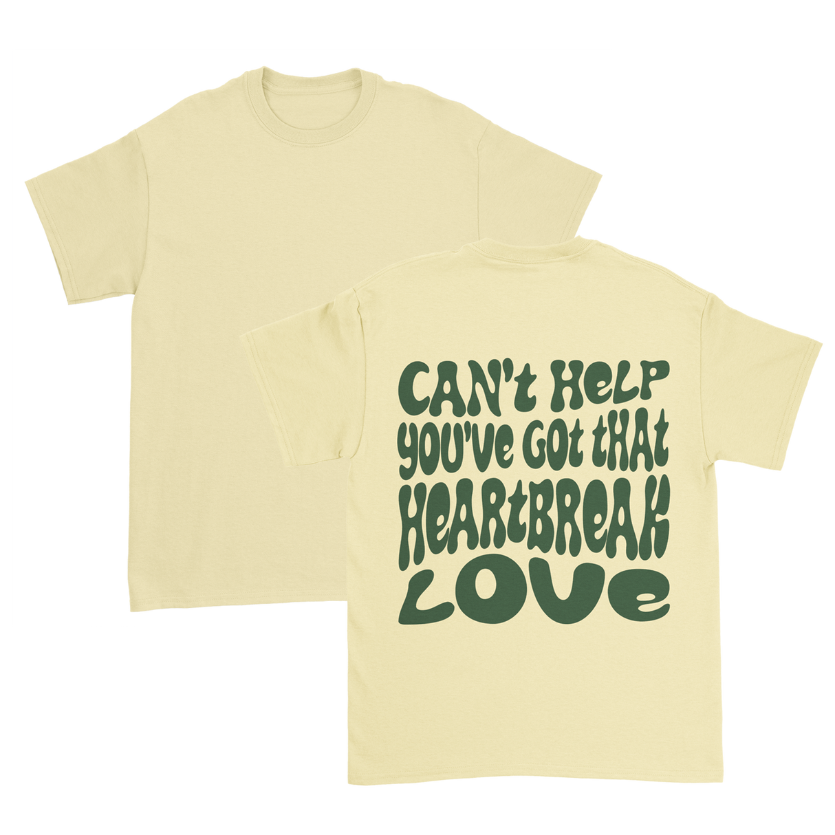 Dalton Mauldin - Heartbreak Love T-Shirt (Green Print)