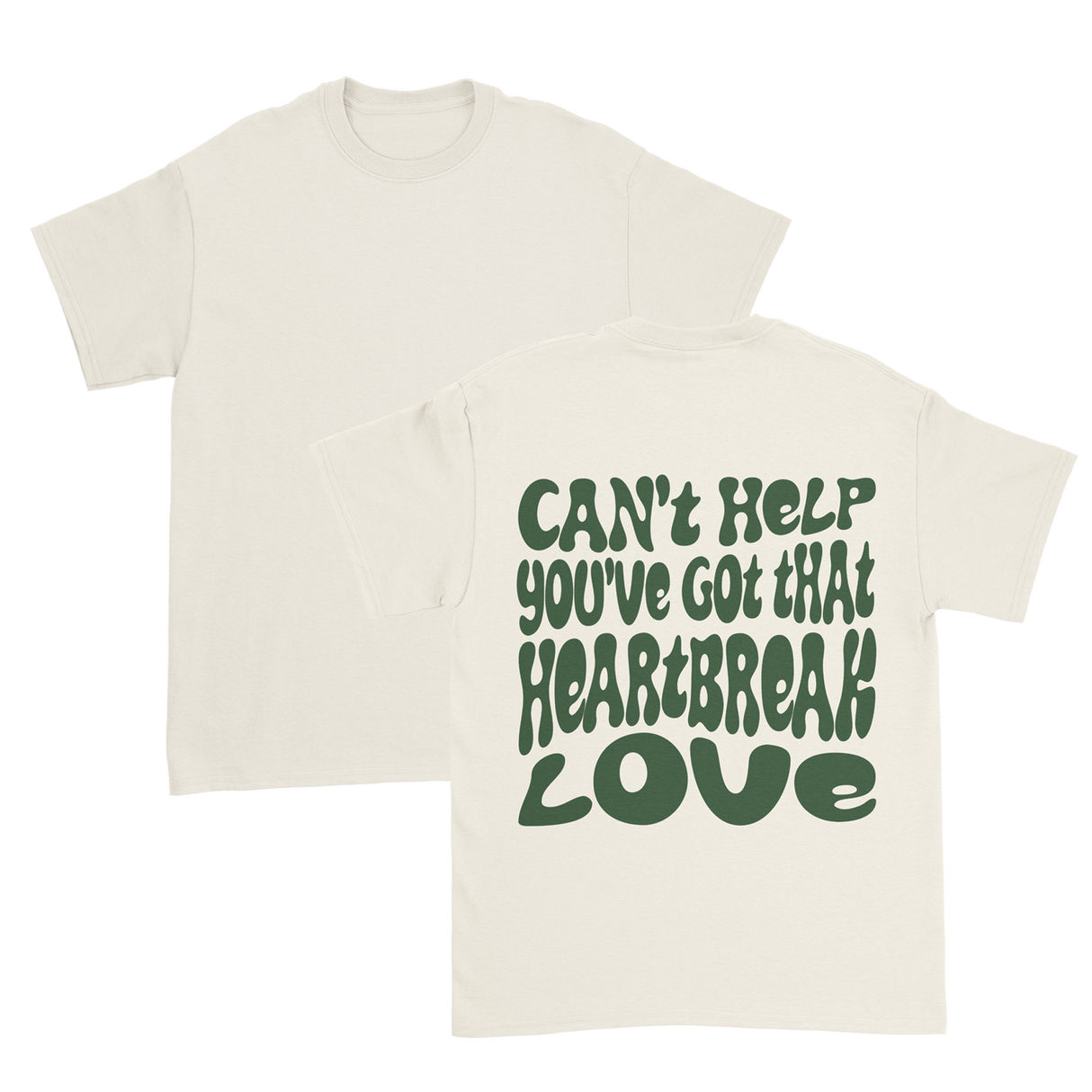 Dalton Mauldin - Heartbreak Love T-Shirt (Green Print)