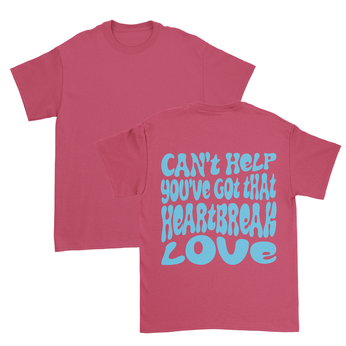 Dalton Mauldin - Heartbreak Love T-Shirt (Light Blue Print)