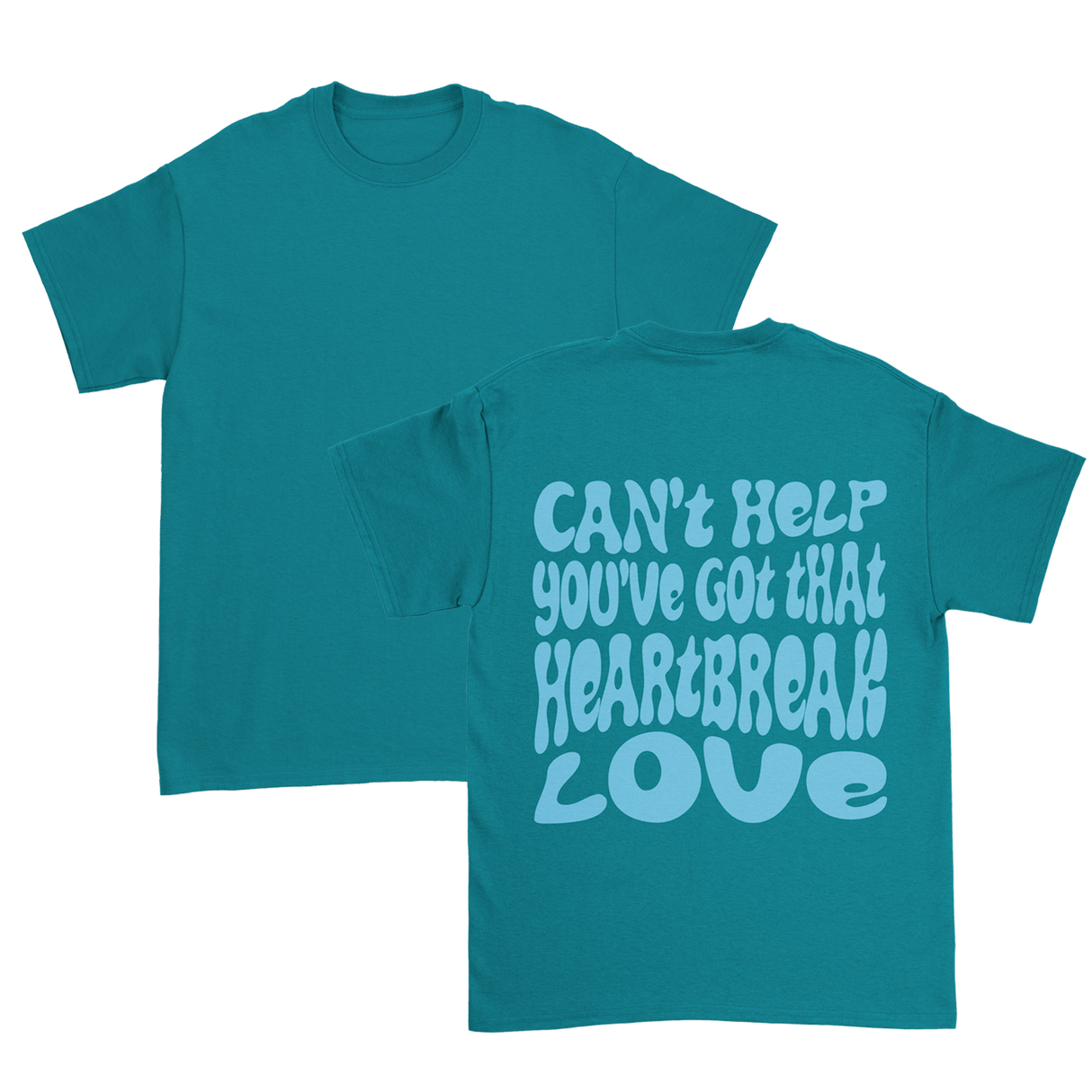 Dalton Mauldin - Heartbreak Love T-Shirt (Light Blue Print)