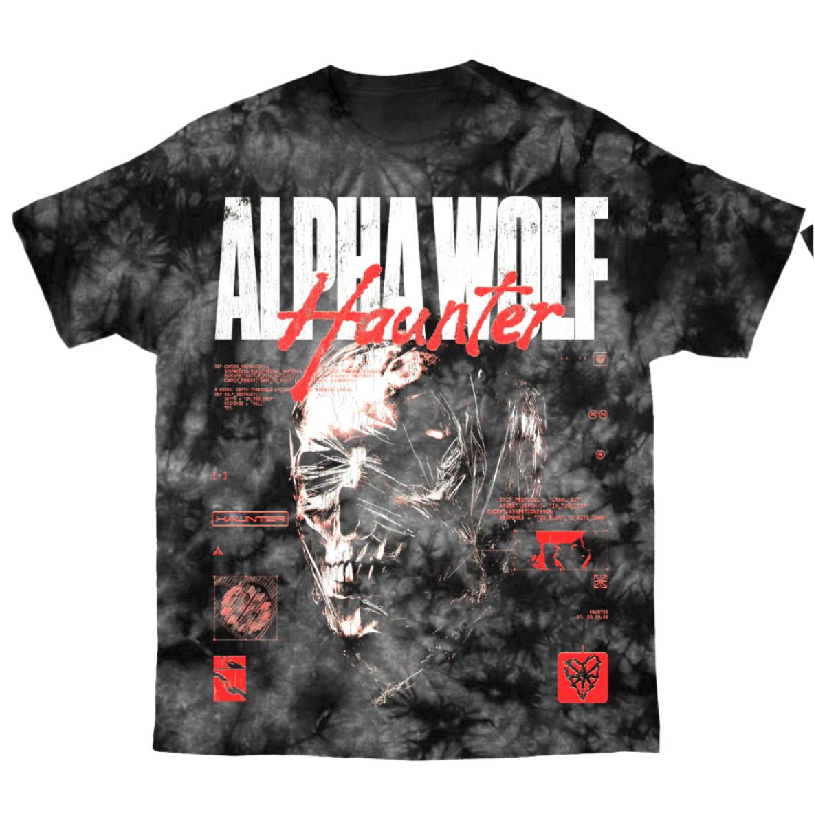 Alpha Wolf - Haunter Crystal Dye T-Shirt