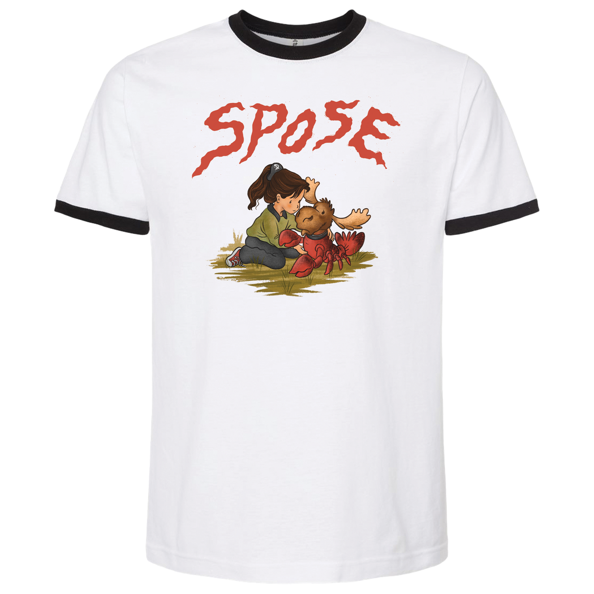 Spose - Moose Lobster Ringer Tee