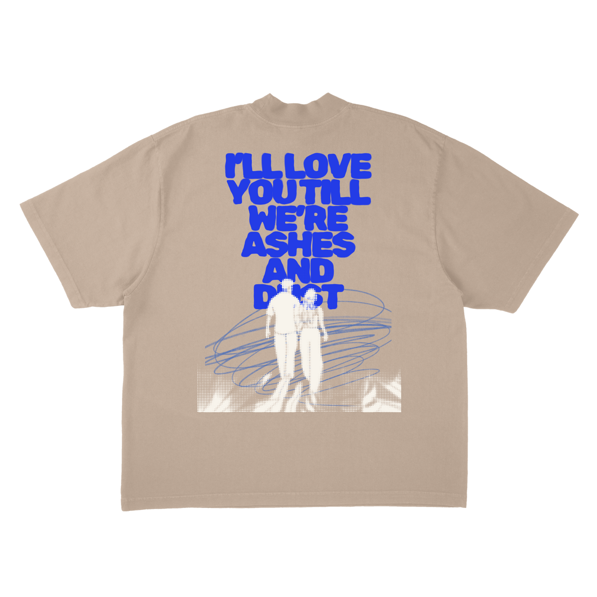Dalton Mauldin - Ashes & Dust Oversized T-Shirt (White Print)