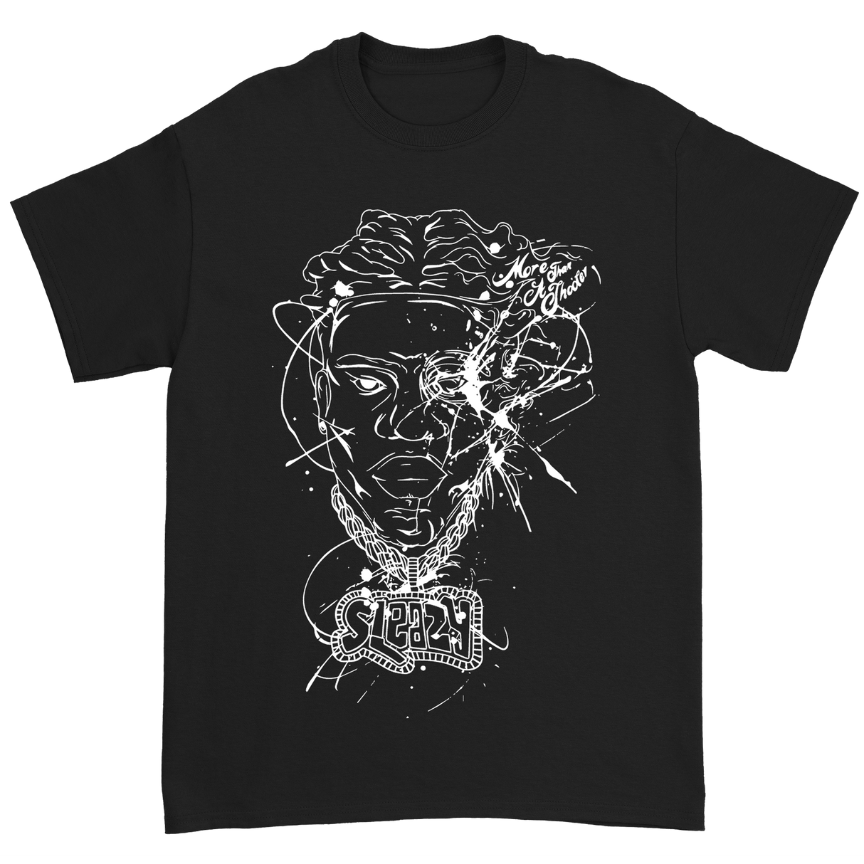 Sleazyworld Go - Portrait Black T-Shirt