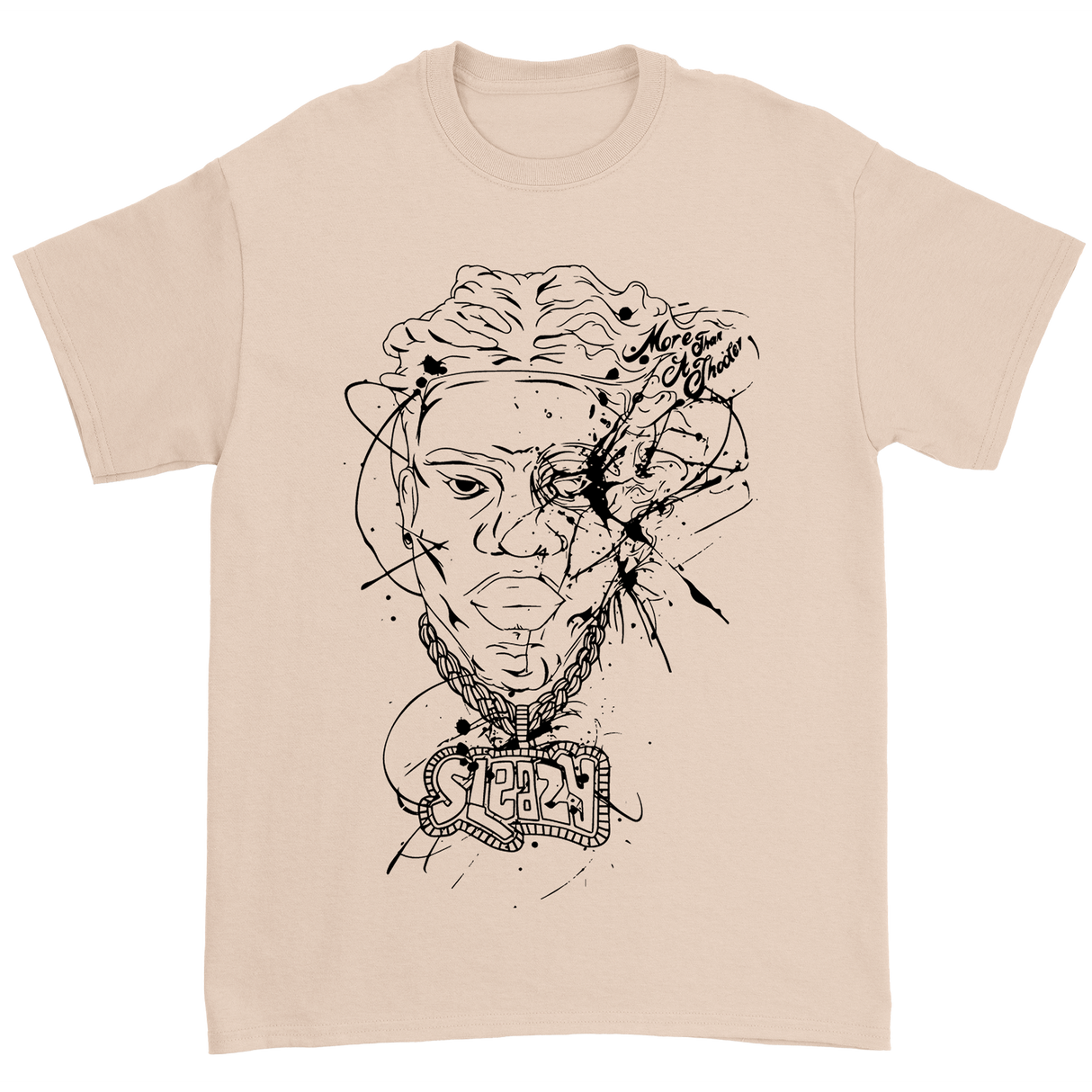 Sleazyworld Go - Portrait Oatmeal T-Shirt
