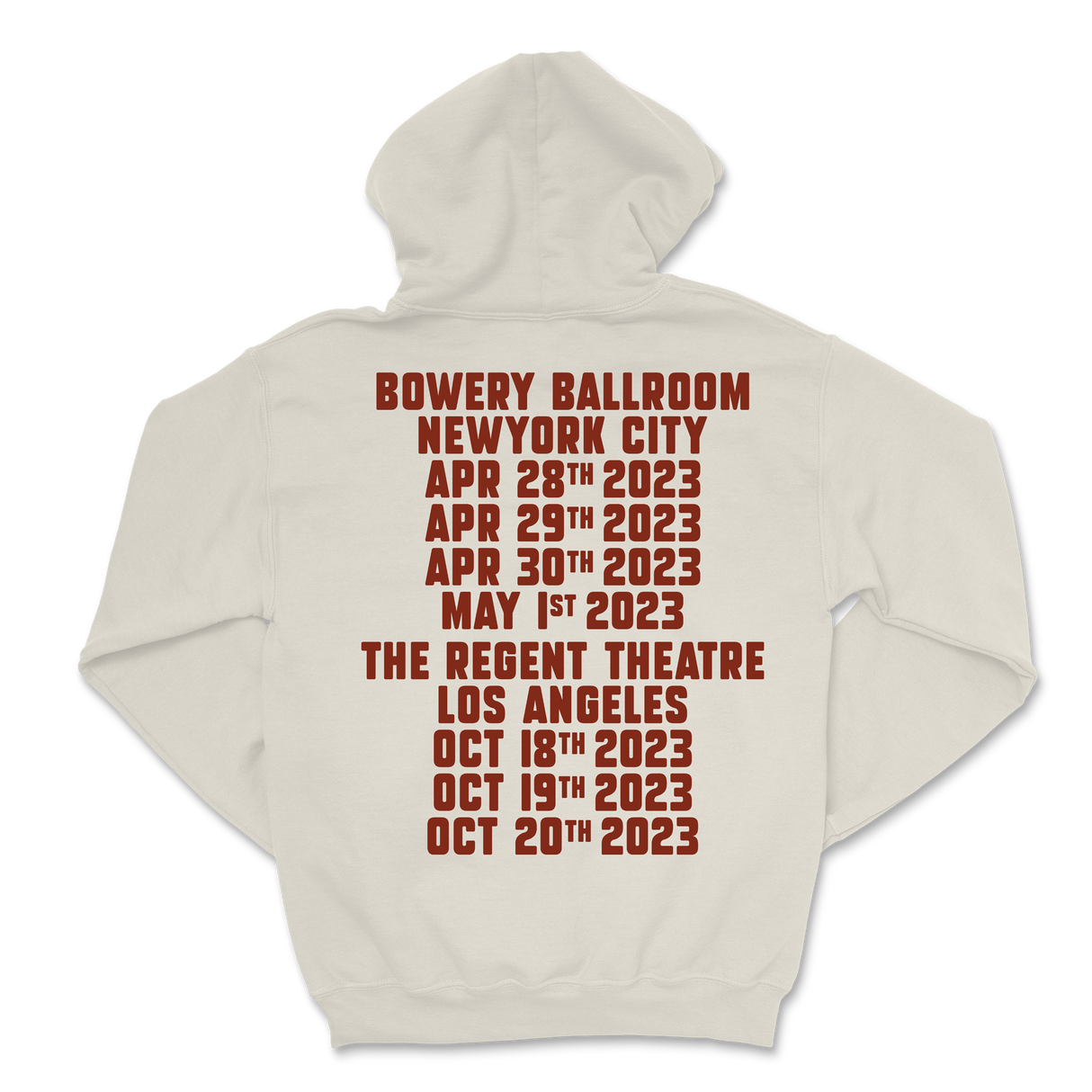 Say Anything - 2023 Tour Hoodie - Bone