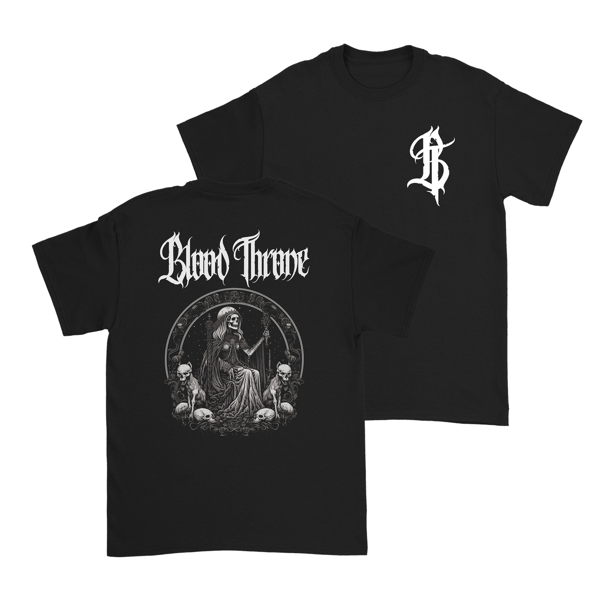 Blood Throne - Skeleton Woman T-Shirt