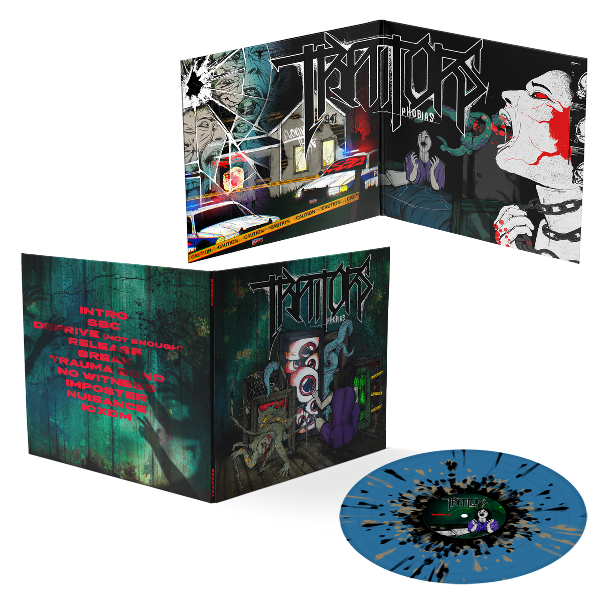 Phobias LP - Blue Splatter *Limited to 500*