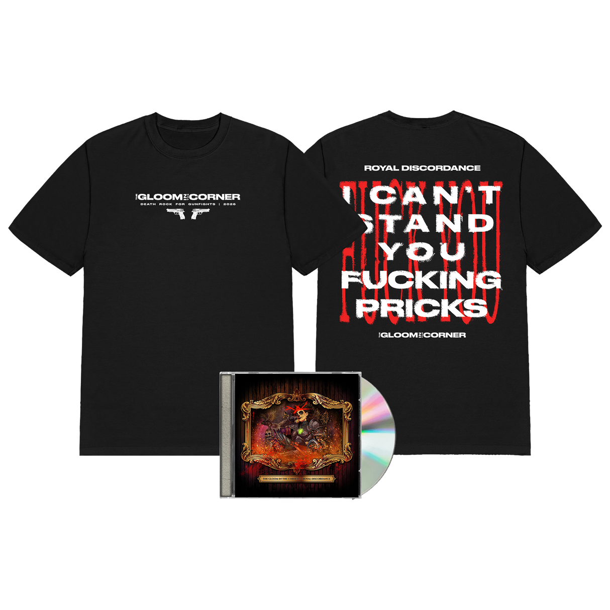 The Gloom In The Corner - Cant Stand You T-Shirt + CD