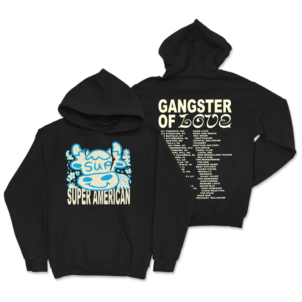 Super American - Tour Dates Hoodie