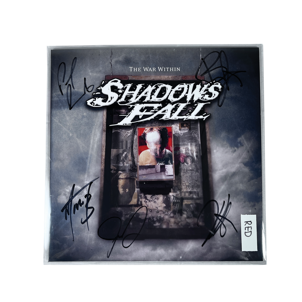 Shadows Fall "The War Within" LP - Red Inside Silver Vinyl (Signed)