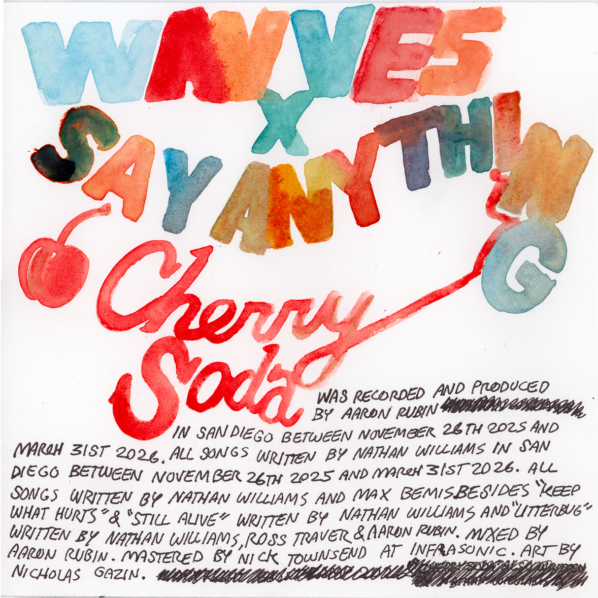 Wavves x Say Anything - Cherry Soda CD