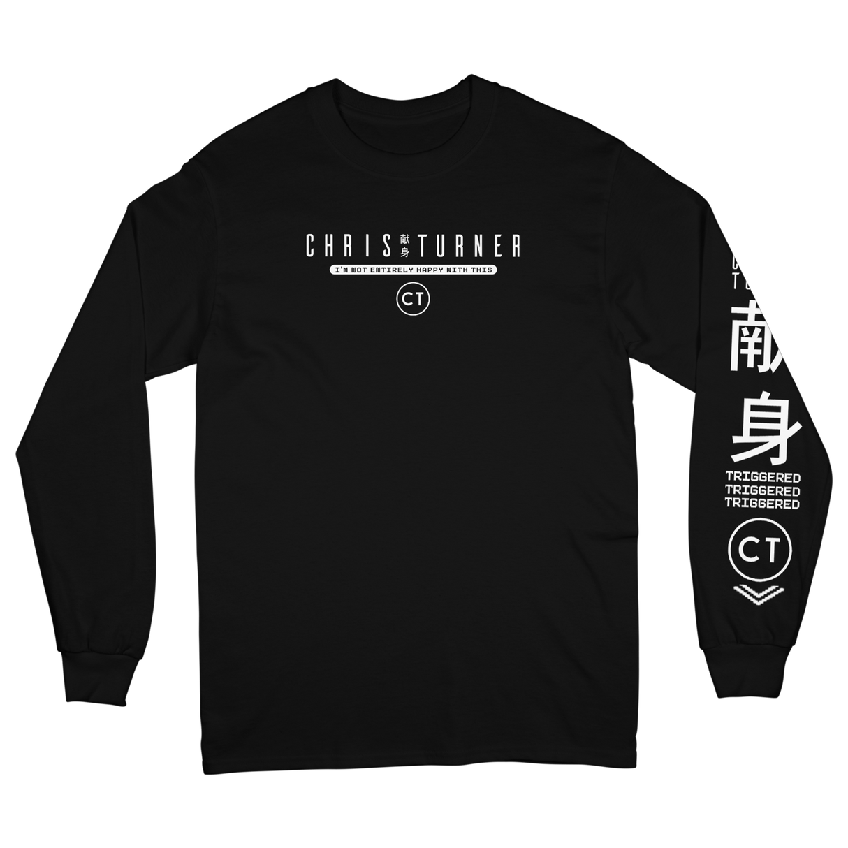 Chris Turner - Triggered Long Sleeve (Black)