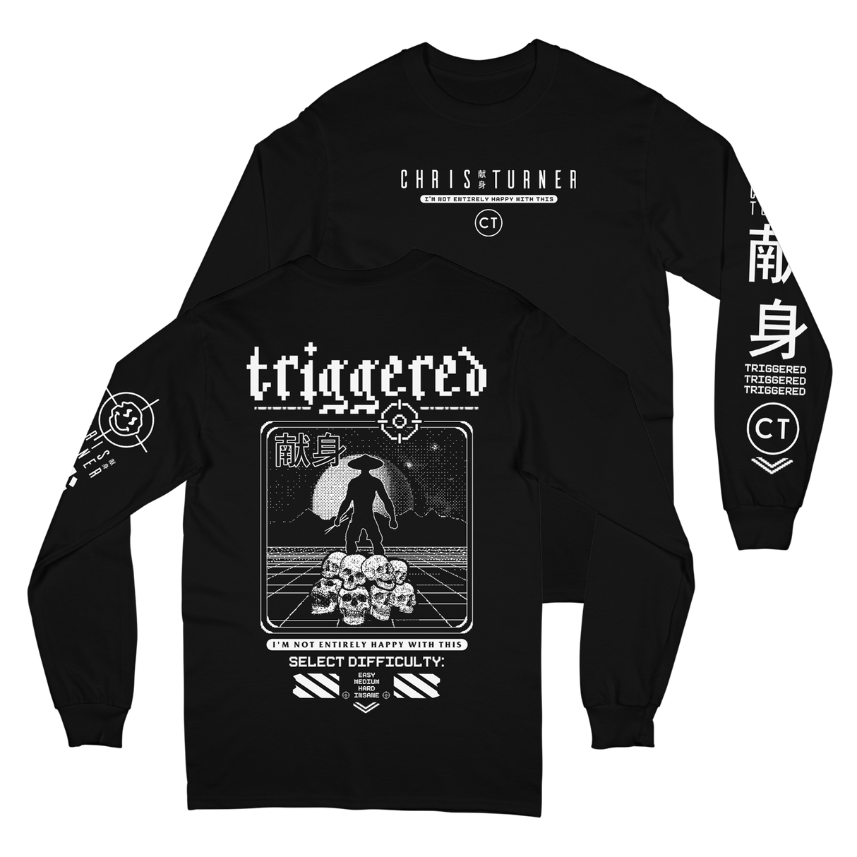 Chris Turner - Triggered Long Sleeve (Black)