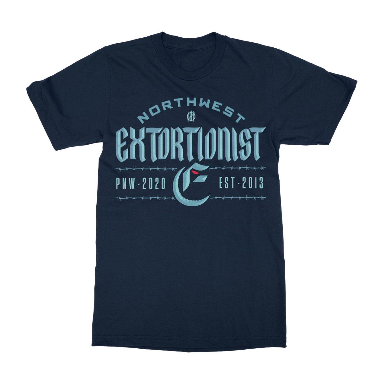 Extortionist - Release the Riffs Shirt (Navy)