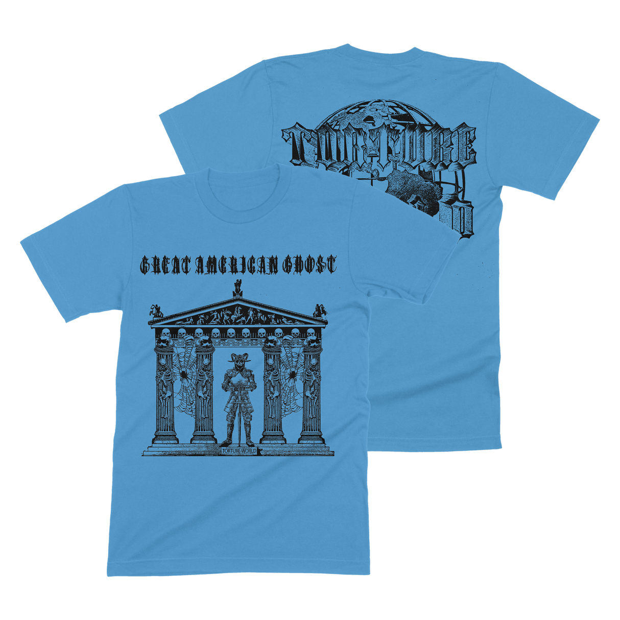 Great American Ghost - Globe Shirt (Blue)